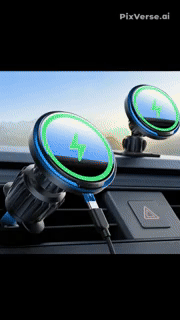 Suport auto magnetic – Lamicall 15W cu încărcare rapidă